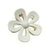 7cm Frosted Flower Claw Hair Clip - Five-Petal Candy Color Updo Accessory