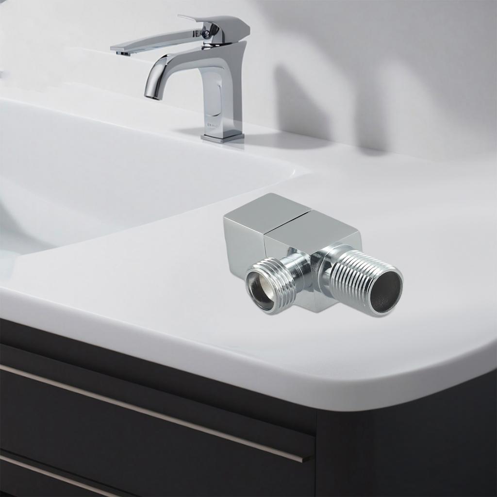 Angle Valve As Shown In The Picture Water Heater 1pc 4-Point Interface Valve Pure Copper Anti Rust Smooth Square