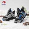 HOBIBEAR Boys' Velvet-Lined Winter Basketball Shoes - Two-Layer Cotton Warm Outdoor Sports Footwear