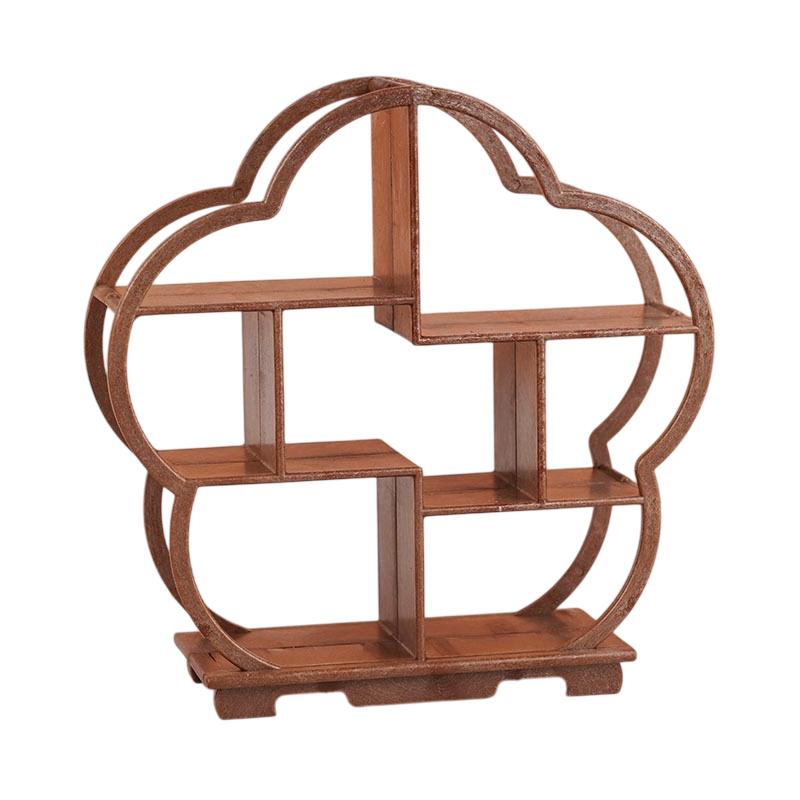 1:12 Dollhouse Miniature Bogu Empty Shelf Mini Display Stand Storage Rack Model Home Decor Toy Doll House Accessories