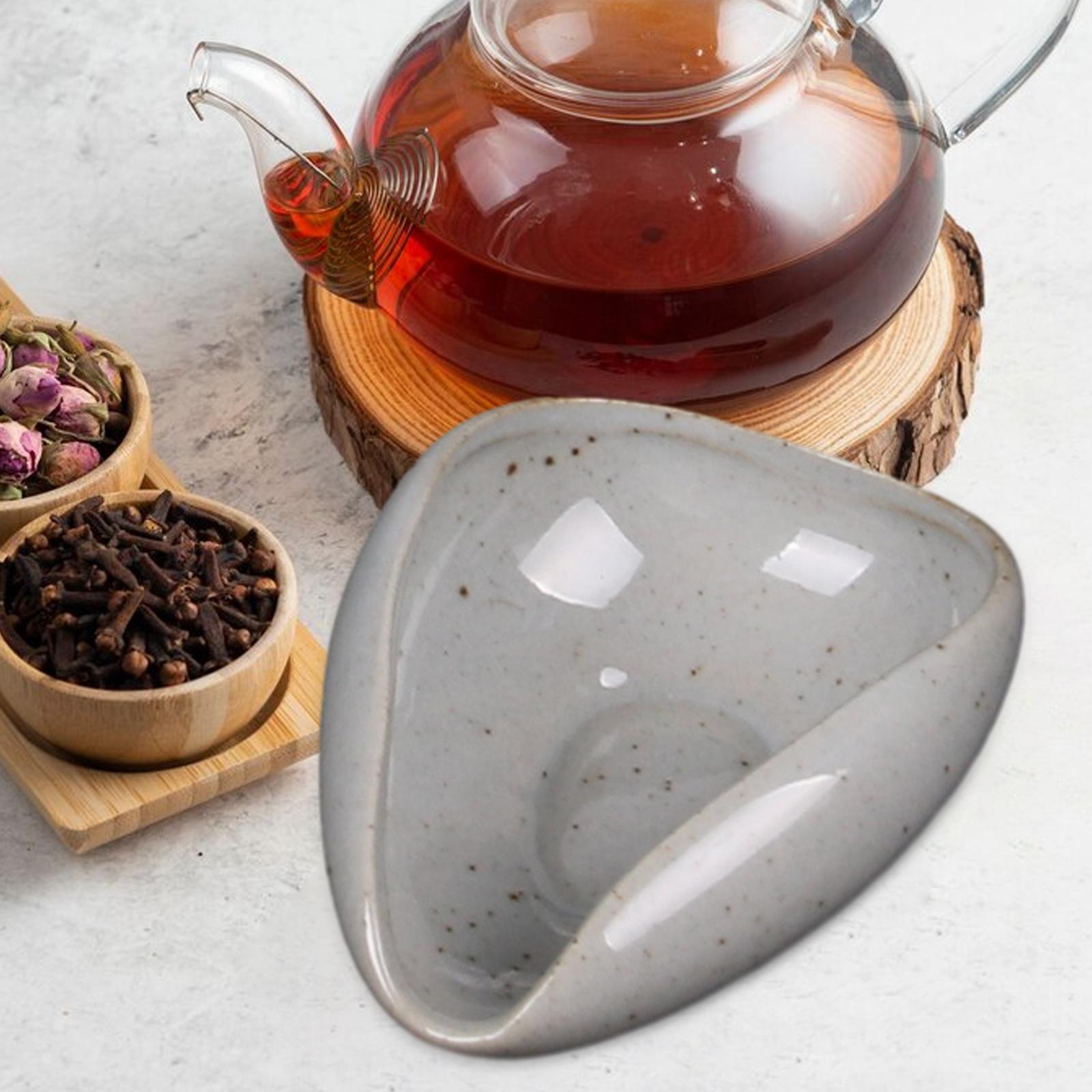 

Coffee Bean Weighing Bowl Ceramic Single Dosing Bowl Durable Barista Tools сірий колір