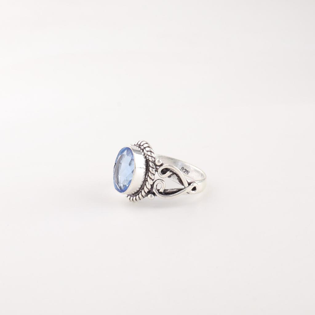925 Sterling Silver Tanzanite Gemstone Jewelry Handmade Ring For Valentines Gift RR-8-9