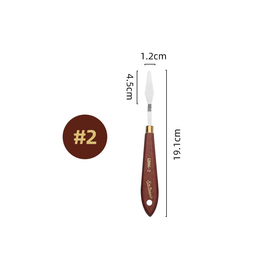 

Cross-border Acrylic Paint Palette Knife - Single Oil Painting Mixing Tool, Spatula, and Picking Knife for Artists