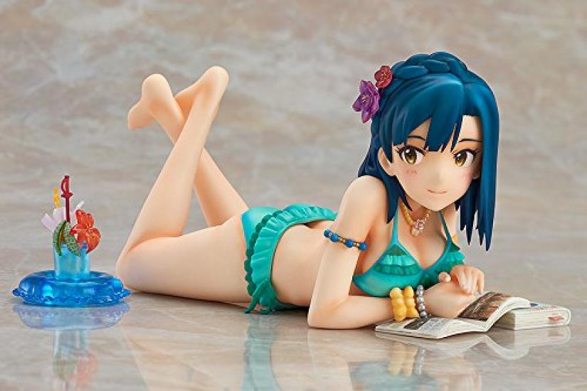 THE MILLION Yuriko Nanao Flowing Reading Space Scale Painted Finished Figure IDOLM@STER LIVE! Ver. 1/8 ABS&PVC