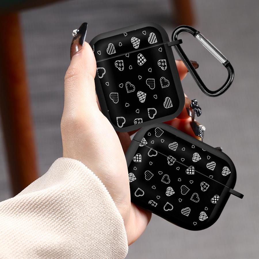Love Pattern Earphone Cases Cover Case For Airpods 3 1 2 4 Pro Pro3 Pro2