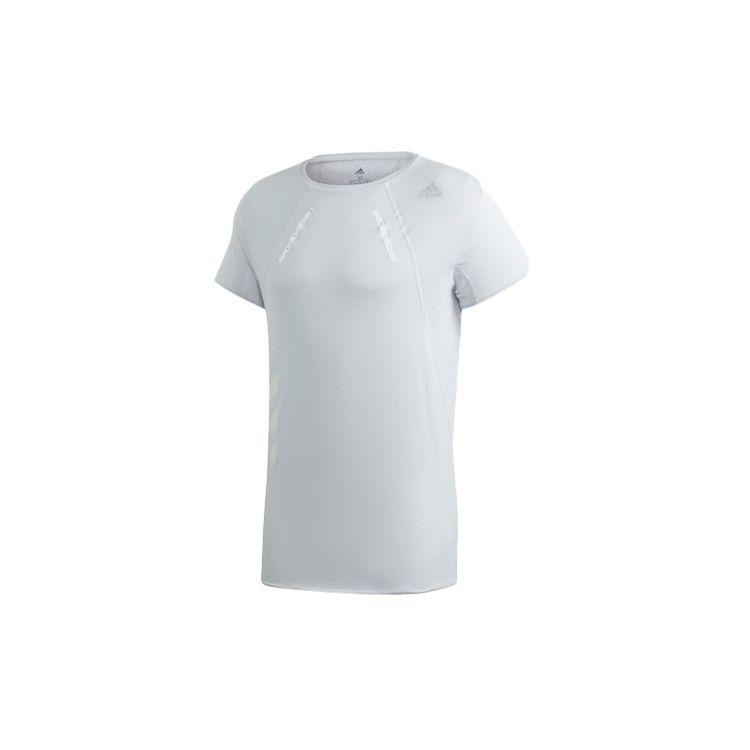 

Adidas Running Short Sleeve T-Shirt Men Tops Grey GF3221 XXL