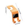 Car Hook Storage Space Saving Organizer Car Seat Headrest Hooks for Bag Clothes Truck SUV Sedan Pickup Automotive Driving Travel