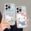 Cartoon Hello Kitty Is Suitable for Apple 15promax Mobile Phone Case Cute 14pro Europe and America 13/12 Trend Advanced
