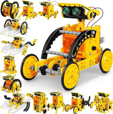 12-in-1 Solar-Roboter für Kinder DIY-Bausatz: Pädagogisches Wissenschaftsspielzeug für Spaß und Lernen