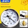 Y-40Z Vacuum Negative Pressure Gauge -0.1MPa, Silver-White, Iron Chrome-Plated Shell