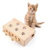 Wooden Whack-A-Mole Cat Toy Catch Mice Game Cat Enrichment Toys for Cats & Kittens