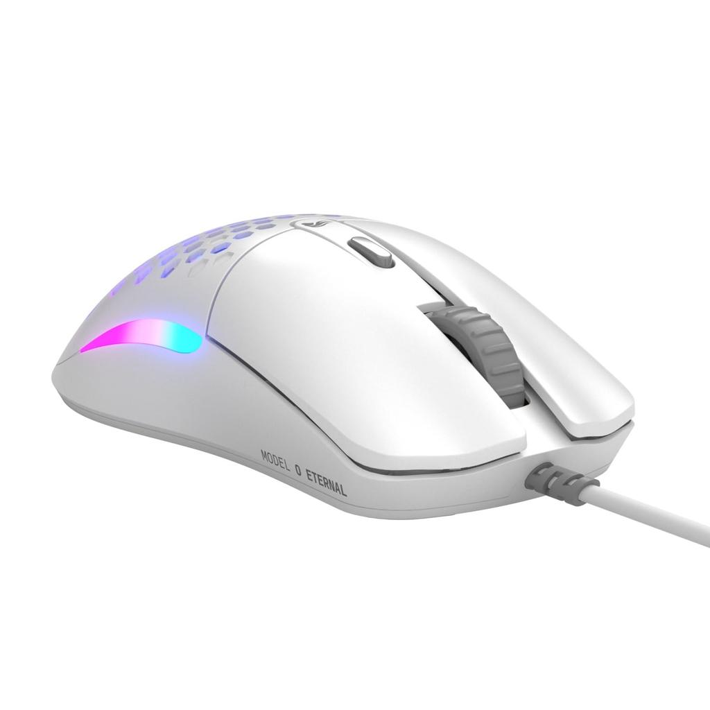 Glorious Model O Eternal Kabelgebunden Weiß Leicht Kabelgebundene Gaming-Maus MS0760 GLO-OE-W-WHT