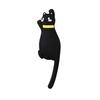 Fridge Sticker with Hook High Toughness 3D Realistic Cartoon Cat Design Refrigerator Sticker Decorative Fridge Accessory
