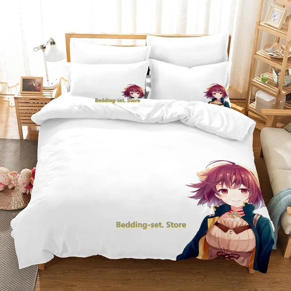 New Atelier Sophie Bedding Set Cartoon Anime three-piece set Adult Kid Bedroom Duvetcover Sets queen bedding set