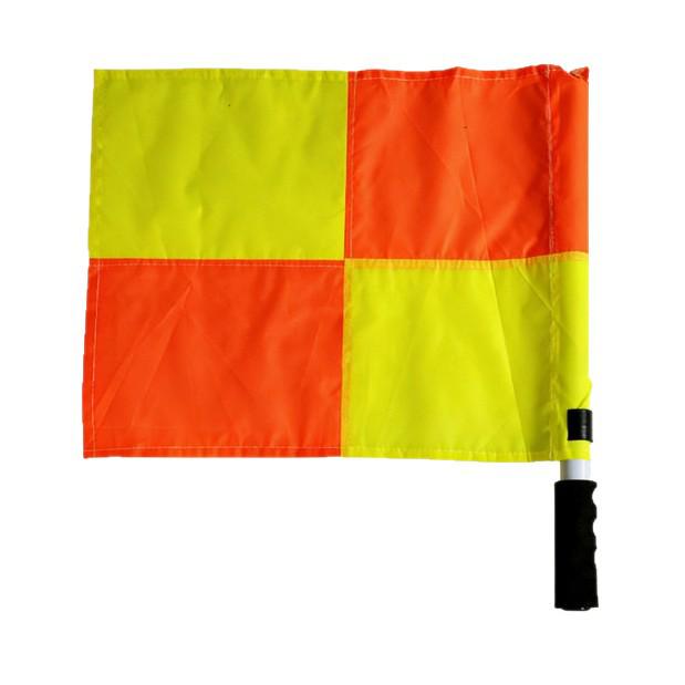 Waterproof Football Referee Assistant Touchline Flags – Red Starting Signal Linesman Equipment