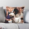 Pitbull Mr Worldwide Square Pillowcase Polyester Linen Velvet Creative Decorative Throw Pillow Case Sofa Seater Cushion Cover