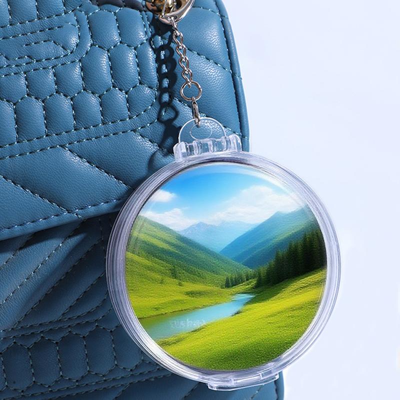 1 ST Aufbewahrung Anime Merchandise Tasche Anhänger Pixiv Kunststoff Sammelbox Transparent Tragbar Button Stern Schutzhülle