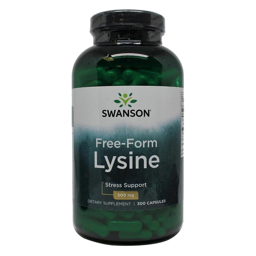 Lysine, 500mg Free-Form - 300 caps