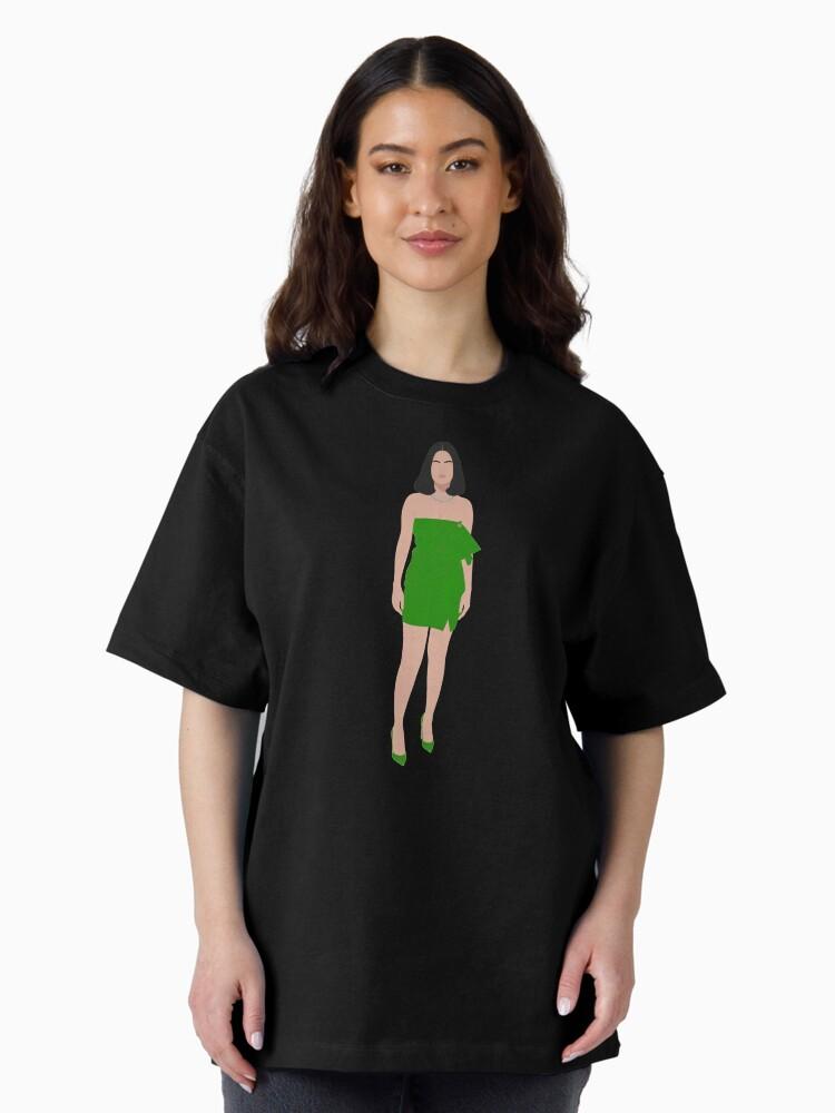 Selena Gomez Lineless Illustration Oversized T-Shirt