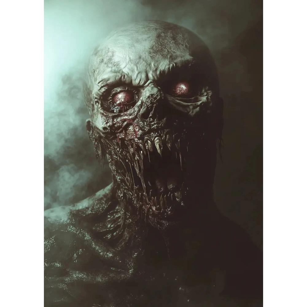 Vintage Skeleton Monster Spooky Posters Thriller Moody Gothic Ghost Prints Canvas Painting Wall Pictures Home Living Room Decor