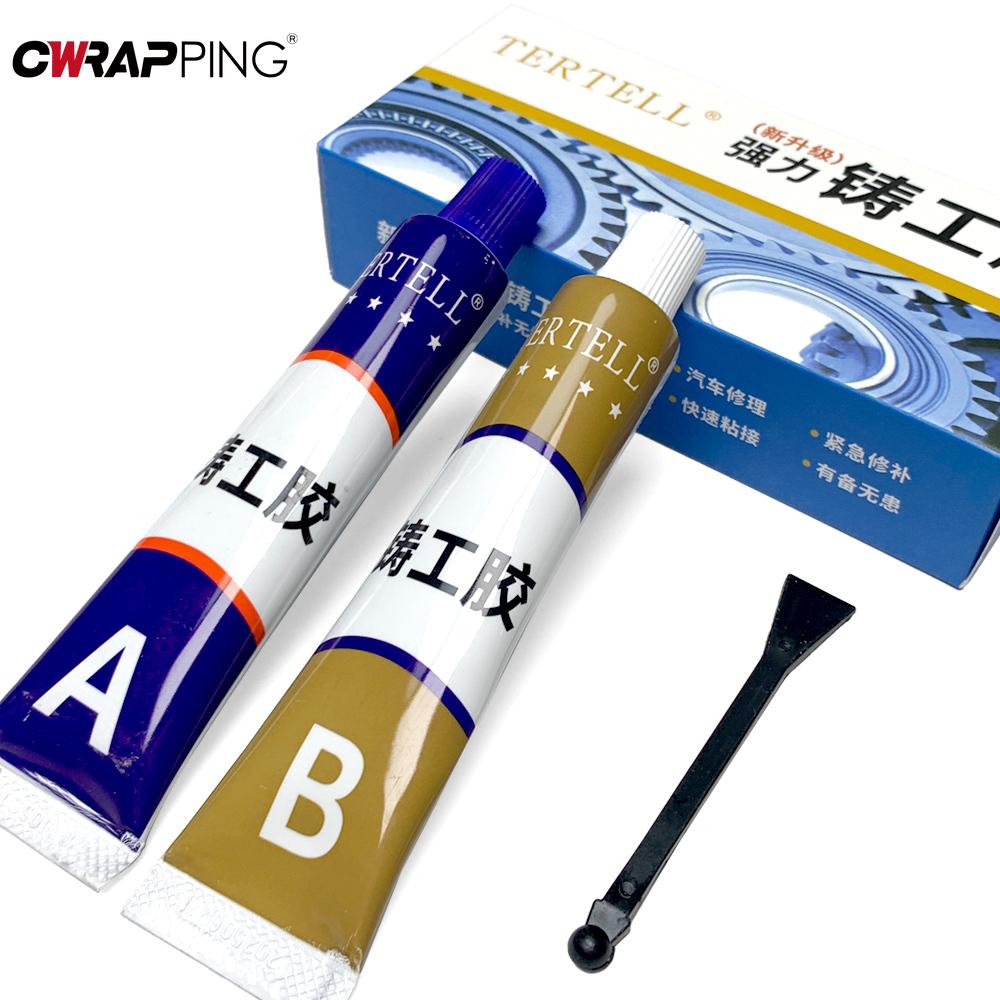 AB Type Casting Repair Glue High Temperature Resistant Liquid Metal Welding Filler Metal Repair Glue Caulking Agent Extra Strong