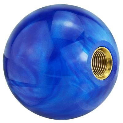 Lunsom Round Shifting Knob Resin Spherical Shift Knob Stylish for Automatic and Manual Car (Blue)