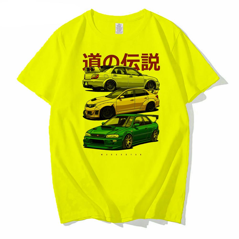 Fashion Men T-Shirts JDM Mix Sports 800 AE86 Cressida and Levin TE27 Print T-Shirt Boy Casual Tops