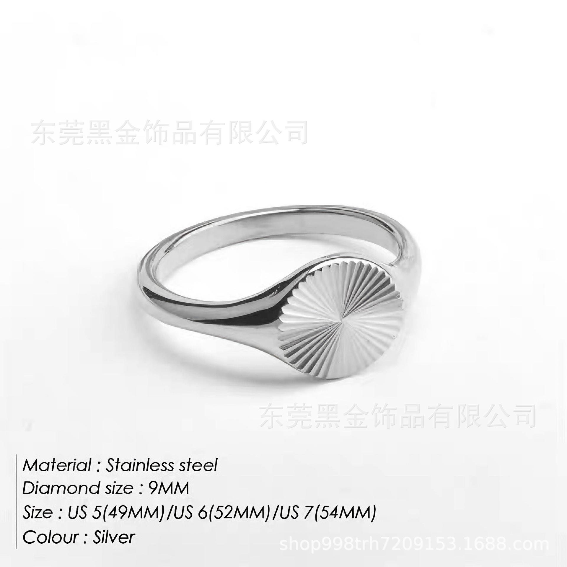 

Кольцо Seiko Flower из литого титана и стали, не выцветает, простое, составное парное кольцо No. 10 серебряный