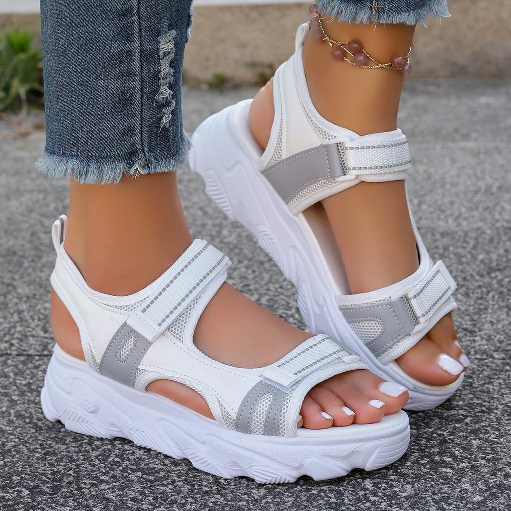 Women Sandals 2025 New Comfortable Sandals Height-enhancing Platform Sandals Non-slip Beach Casual Sports Shoes Women