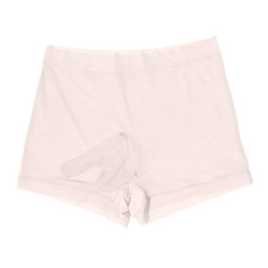 Men Boxer Underwear Sexy Mid-rise U-Convex Slim Fit Elastic Shorts Panties Ultra-thin Smooth Ice Silk Panties