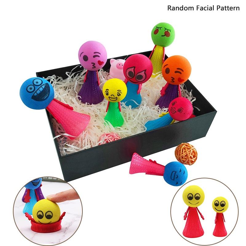 Spring Into Fun With Eva Spring Man Toys Set Of 4, 10cm Size, Great Gift For Friends