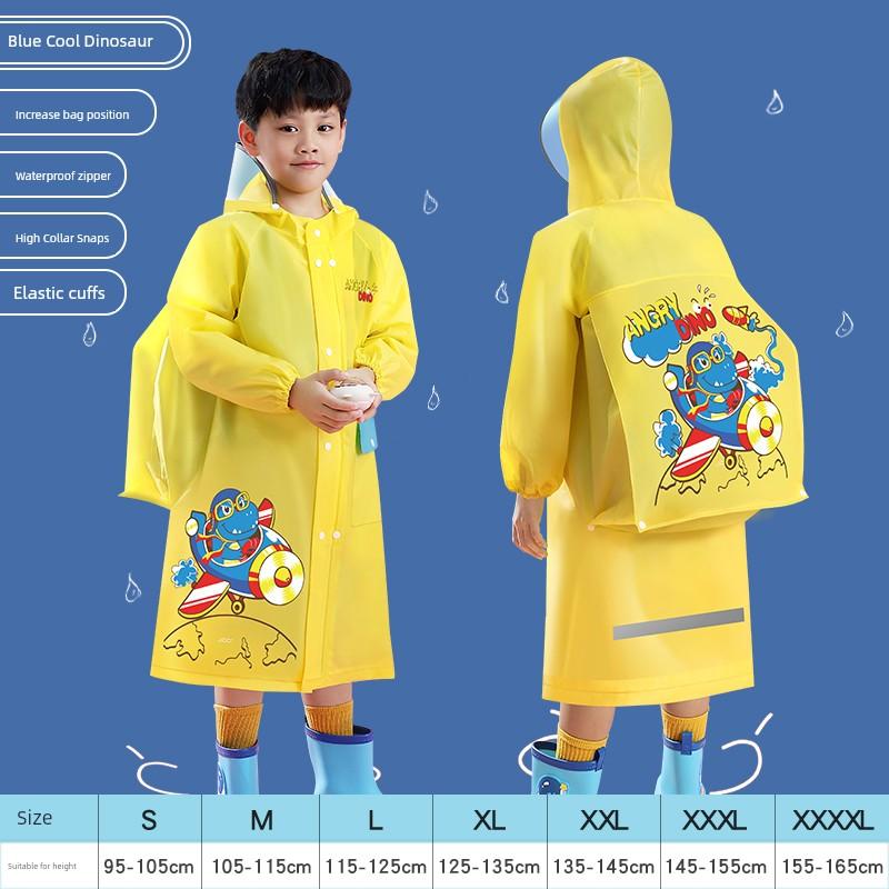 Kids Raincoat Boy Girl Child Whole Body Waterproof Kindergarten Girl Primary School Student Special Poncho Boy
