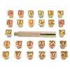 13mm Metal Stamp Punch Set Vintage Design Alphabet 26 Letters Die Tool Craft
