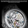 JINSHIDUN Brand Skeletonized Tourbillon Mechanical Watches for Men