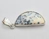 925 Sterling Silver Necklace Natural Dendrite Opal Gemstone Pendant