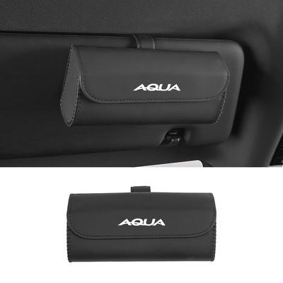 Aqua Compatible Sunglasses Holder for Cars, Large Capacity, Exquisite Stitching, New Model, Aqua 10