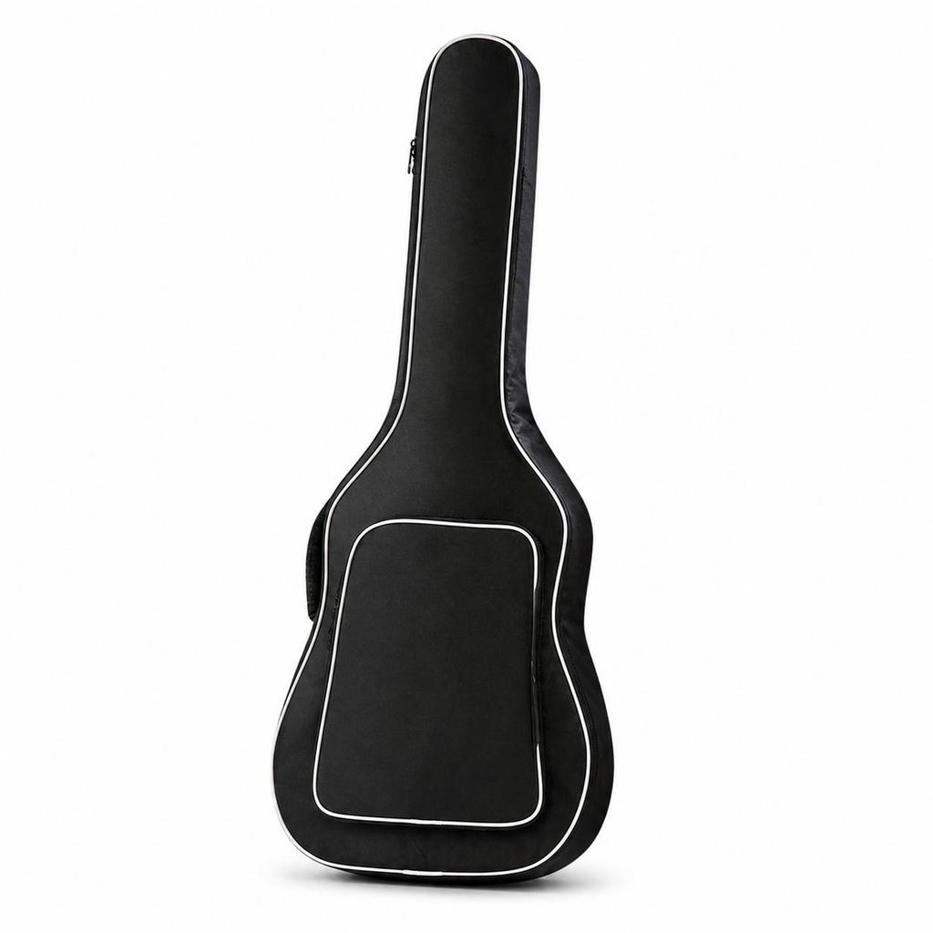 Acoustic Guitar Bag - Padded 41 Inch Case with Double Shoulder Straps