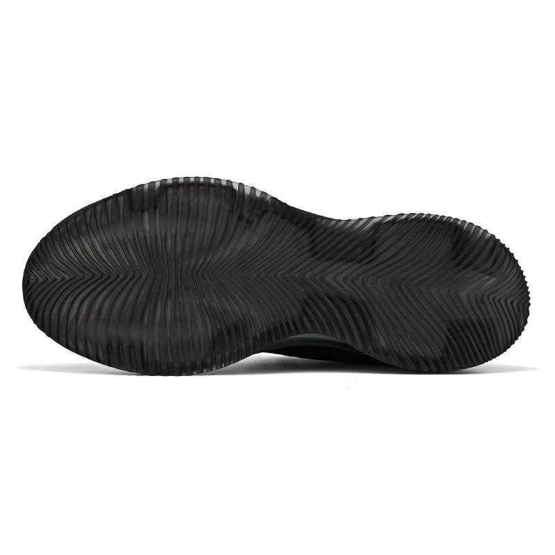 Large Size Sports Shoes Fly-woven Mesh Air Cushion Shock-absorbing Running Shoes Soft-soled Travel Shoes