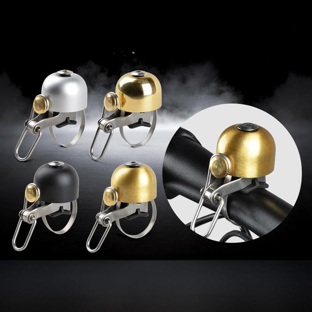 ENGWE Black Vintage Bicycle Bell, Loud Copper Bell, Easy to Use, Electric Bike Accessory