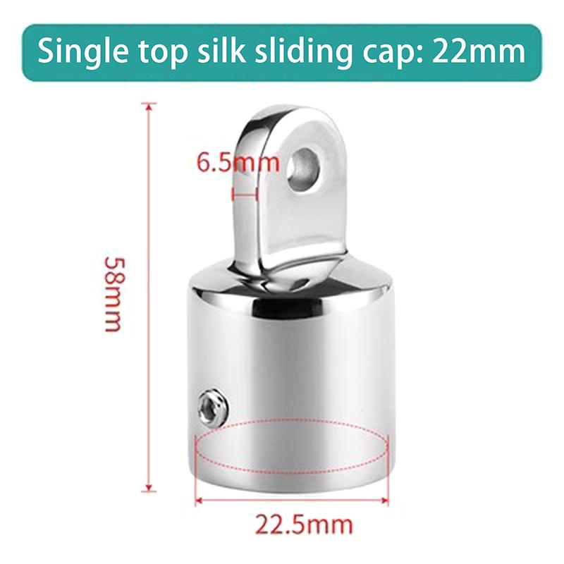 

1 шт. Фитинг для тента бимини для лодки Палубный шарнир Крышка-слайдер Труба 19-32 мм Наконечник с проушиной Наружный наконечник с проушиной Труба для тента Аксессуары для лодки