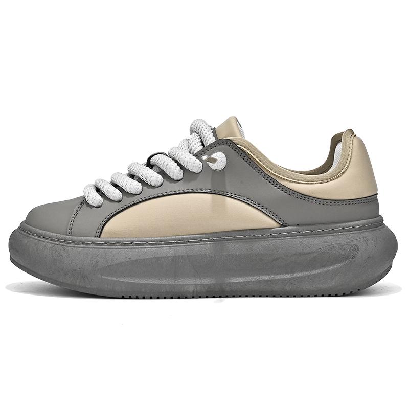 

Новый тренд нишевые туфли-буханки на толстой подошве, кеды, повседневная спортивная обувь для скейтборда, студенческая мужская обувь 38