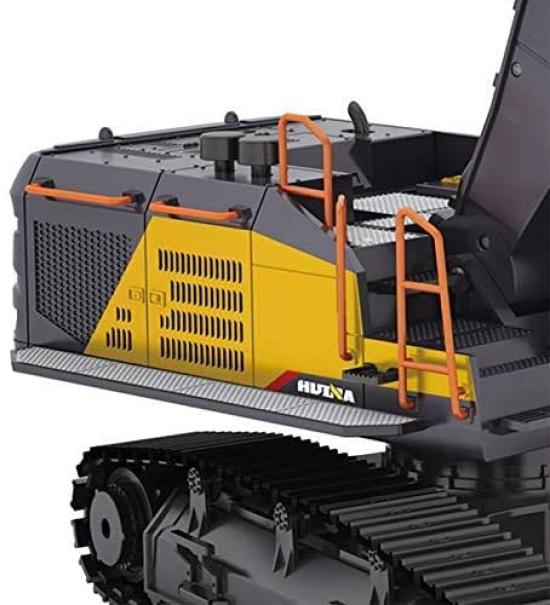 Yitong Latest Model Super Alloy Reinforced 22CH Power LED Miniature RC Construction Machine Toy for Beaches and Sandboxes Excavator, 2.4GHz Wireless,