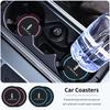 Car Silicone Coaster Mug Drinks Non-Slip Mat Mute Pad Accessories For Lincoln MKZ MKX Aviator Navigator Continental Corsair MKC M1