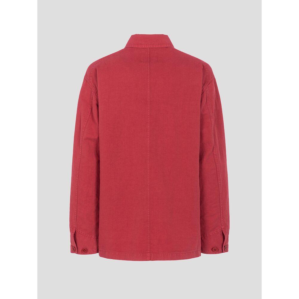 Beanpole Men Garment Dyed Work Jacket Red