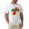 Maico Motocross Team Graphic W Red Yellow Stripes Tshirt Aesthetic Clothes Customizeds Blanks Unisexs Clothing Short Sleeve