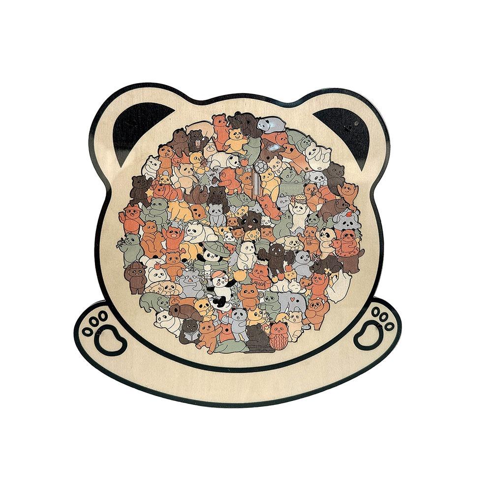 

Macaron-colored Puppy Puzzle Pieces Wood Educational Stress-relieving Toy style 3