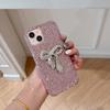 Full Diamond Bow Phone Case for IPhone17promax High-end for Apple 16pro Luxury Glitter Ins