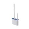 Wall Hanging Toilet Cleaning WC Brush Holder Long Handled Silicone Water Proof Quick Drying Soft Bristles Bathroom Accessories