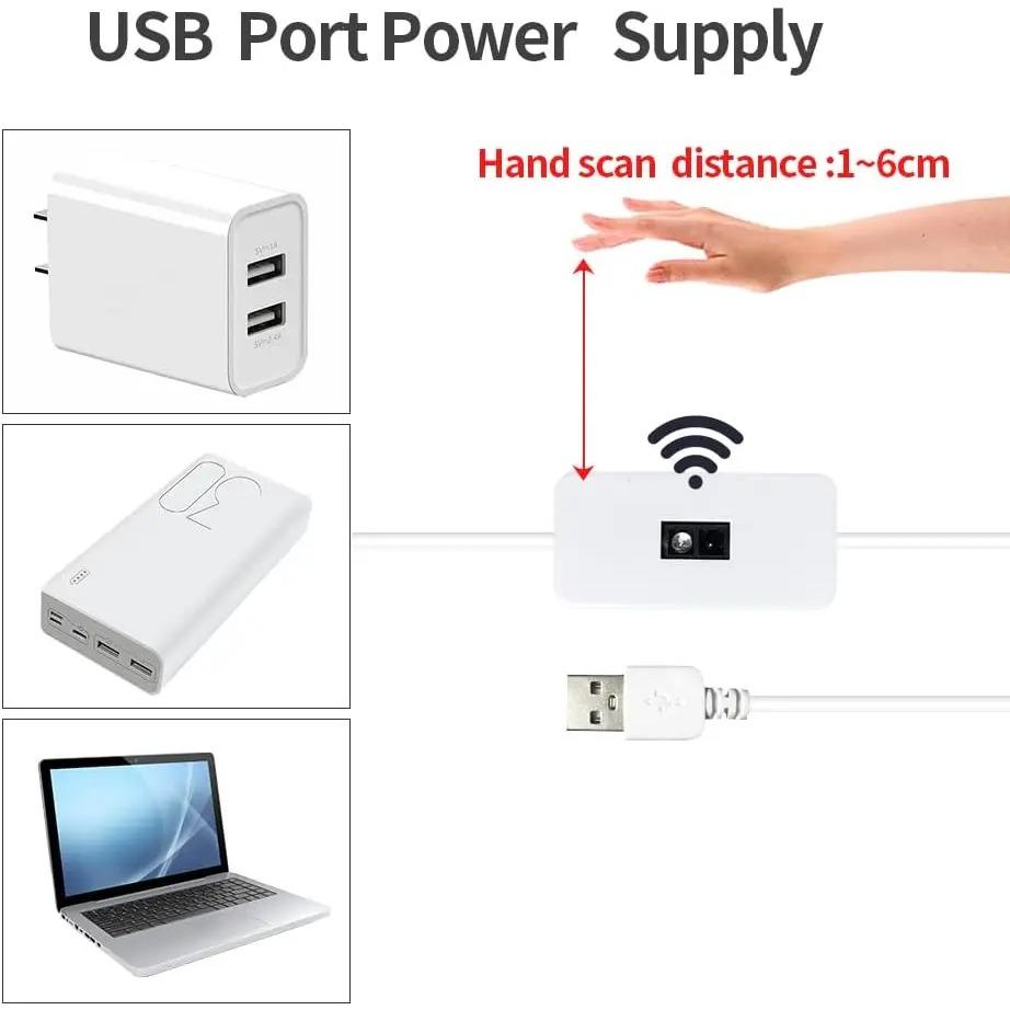 DC 5V Motion LED Backlight Lamp USB Powered LED Light Strip Hand Sweep Waving ON OFF Sensor TV Kitchen Under Lights