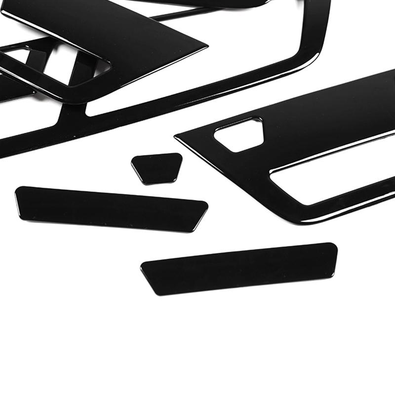 For Mercedes Benz S Class W221 2008 2009 2010 2011 2012 ABS Glossy Black Interior Door Handle Bowl Cover Protective